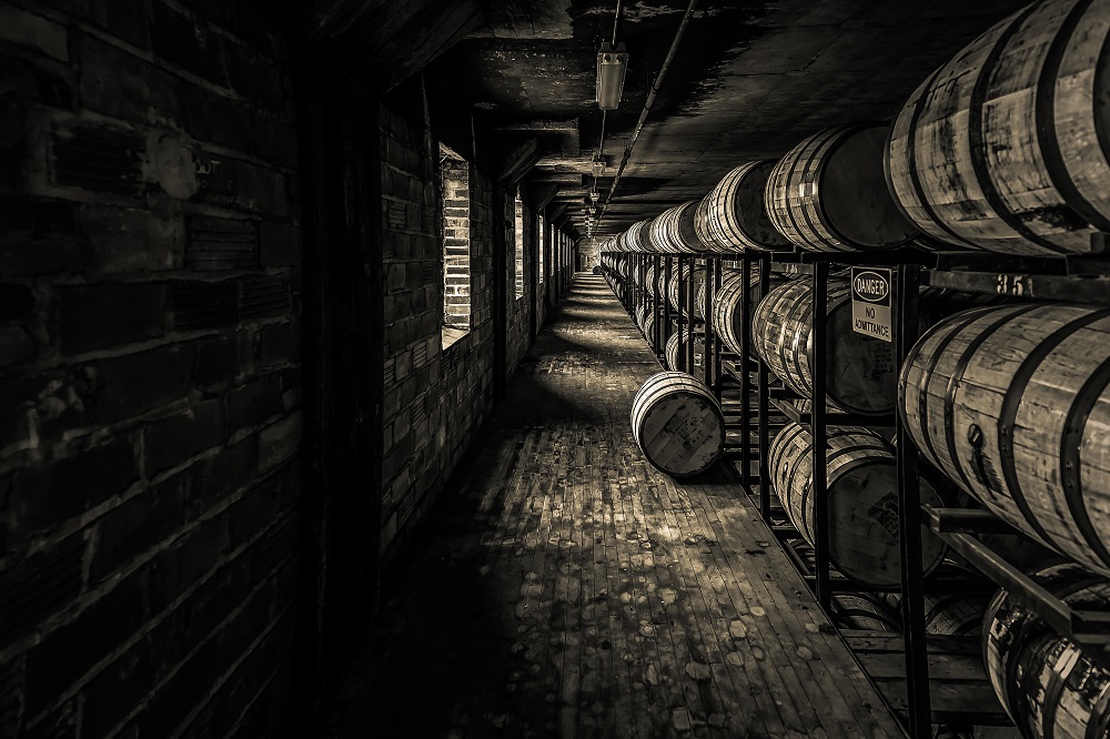 la maturazione del whisky